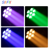 7*40W RGBW 4-en-1 Mini Bee Eye LED Wash Moving Head Projecteur de Scène Contrôle DMX512 Ra90 pour Église/Mariage/Fête DJ/Éclairage de Bar