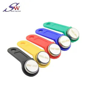 RW 1990 Thẻ Thẻ Ibutton 64 Bit Với Giá Đỡ Nhựa Để Kiểm Soát Truy Cập