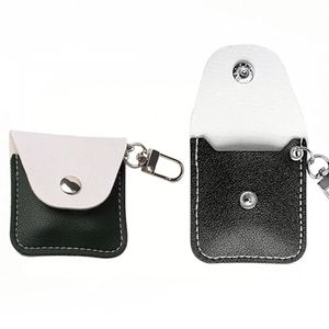 Wedding <b>Holder</b> Keychain Small Travel Jewelry <b>Box</b> Pu Leather Ring Pouch for Rings <b>Earrings</b> - Product Image 6