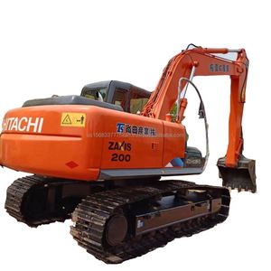 Excavatrice d'occasion Hitachi ZX200, excellente qualité et hyperkinétisme, fabriquée au JAPON, excavatrice de 20 tonnes, grande excavatrice importée du Japon - Product Image 1