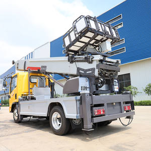 JIUHE <span class=keywords><strong>Camión</strong></span> Elevador de Escalera Aérea de 32m, <span class=keywords><strong>Plataforma</strong></span> Estable y Fiable para Transporte de Materiales - Product Image 3