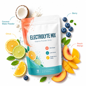 Polvo Electrolítico Orgánico de Durazno Sin Azúcar, Nutrición Deportiva, Energía, Apoyo Inmunológico, Desintoxicación, Suplemento Estimulante Deportivo - Product Image 3