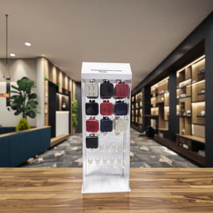 Moderno <span class=keywords><strong>singolo</strong></span> lato acrilico USB <span class=keywords><strong>cavo</strong></span> espositore per il telefono cellulare accessori Desktop acrilico espositore per uso del negozio - Product Image 5