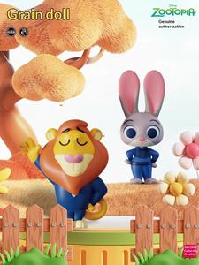 Коллекционная мини-фигурка Crazy Animal City из ПВХ, серия «Слепая коробка», ручная работа, тема кино и сериалов, Ник и Джуди - Product Image 2