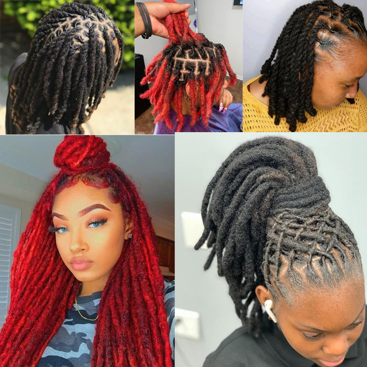 Popular Braiding Hair 100% Human Hair 4B 4C Afro Kinky Bulk Human Hair for Locs and Twist Detail Section 9
