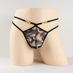 Nouveau string pour <span class=keywords><strong>homme</strong></span> en dentelle ajourée, string pour <span class=keywords><strong>homme</strong></span> <span class=keywords><strong>Sm</strong></span> Flirting - Product Image 2