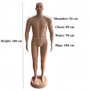Çıkarılabilir Başlı Plastik Tam Vücut Erkek Manken, Başlı Manken, Erkek Manken - Product Image 2
