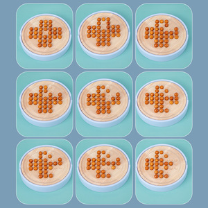 Hai-in-One Single-Player Montessori Bộ nhớ cờ vua trò chơi gỗ thân thiện với môi giáo dục bàn trò chơi cho 3 7 tuổi Unisex - Product Image 3