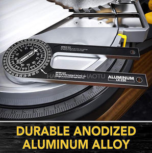 <span class=keywords><strong>360</strong></span> derece siyah ahşap alüminyum <span class=keywords><strong>Metal</strong></span> gönye testere İletki gönye kesim - Product Image 4