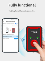 Sistema de control de presión de neumáticos de coche TPMS digital automotriz herramienta automática con sensores internos programables universales para todos los coches
