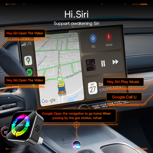 Adaptador Inalámbrico 4 en 1 para CarPlay y Android Auto, Conexión Rápida de 5.8GHz, Compatible con AirPlay Mirroring Link para Automóvil - Product Image 3