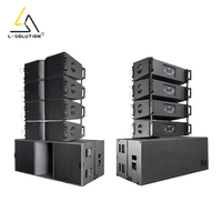 Offre Spéciale : Ensemble Complet de 8 Haut-parleurs Line Array et Subwoofers Professionnels pour Système Sonore DJ et Performances Scéniques