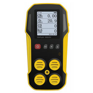 Detector de gás portátil no2 co2 co h2s, multi 4 analisador detector de gás com sensores de importação e preço de fábrica - Product Image 1