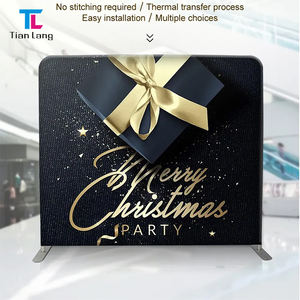 TianLang Factory Price 10ft Custom Tension Fabric Pillow Case Display <b>Backdrop</b> 360 Photo Booth <b>Backdrop</b> <b>Stand</b> - Product Image 1