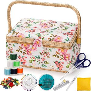 Classic Fabric Design <strong>Sewing</strong> <strong>Basket</strong> - Product Image 2