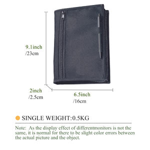 Titulaire de la carte d'immatriculation d'assurance auto personnalisée Titulaire de la paperasserie automobile de qualité supérieure Titulaire manuel de la <span class=keywords><strong>voiture</strong></span> avec étui à fermeture éclair flexible - Product Image 4