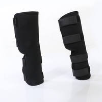 Enveloppe d'articulation de jambe de Compression de soutien de genouillère de chien Durable confortable pour aider à prévenir les blessures coudières et genouillères élastiques