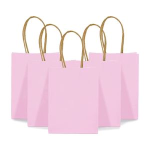 Mini <b>Small</b> Paper <b>Gift</b> Bags with Handles for Birthday Wedding Party Favors Shopping Retail Multi-functional <b>Gift</b> Paper Bag - Product Image 1