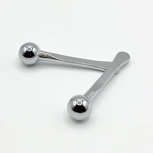 ลูกกลิ้งนวดหน้า 3 มิติ สำหรับยกกระชับผิวหน้า; แท่งนวดหน้าโลหะสองด้าน; ลูกกลิ้ง 3 มิติอเนกประสงค์ ทำจากโลหะผสมสังกะสี - Product Image 2