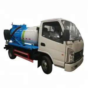 China supplier low price 2000L 3000L 4000L Vacuum Sewer Cleaner Tank Truck Sewage Suction Treatment Equipment