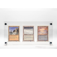 Boîtier magnétique personnalisé en acrylique pour cartes à collectionner, étui de protection pour boosters et cartes gradées P-SAed Guard Bumper