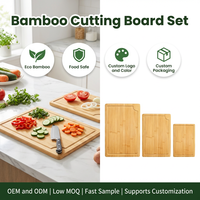 Ensemble de planches à découper en bambou en gros – Planche à découper, planche à charcuterie, accessoires de cuisine pour la préparation des aliments