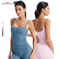 Soutiens-gorge de sport pour femmes Fitness Sportswear personnalisé Yoga gilet couleur unie sport gilet Fitness doux Yoga porter Fitness haut gilet