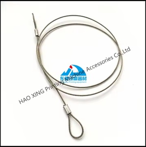 Chiếu sáng treo dây Rope Kit Wire Rope thép tay áo Cable Wire Rope với vòng mắt - Product Image 2