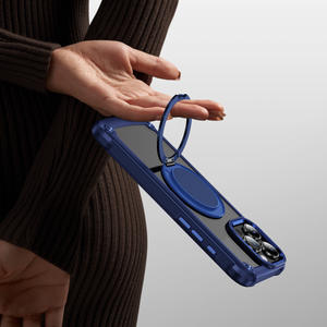 Pour <span class=keywords><strong>iPhone</strong></span> 16 pro max coque de téléphone anneau magnétique support d'engrenage anti-chute housse de protection pour <span class=keywords><strong>iPhone</strong></span> 15 14 13 12 11 coque de téléphone - Product Image 5