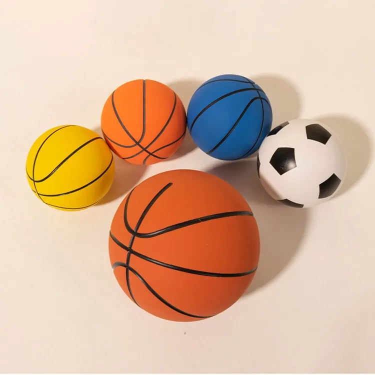 Schlussverkauf hohle rosa Gummi-Hopsballs Hopsquash-Ball-Mini-Basketball Zoll Werbespiele