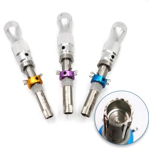 Kit di serrature tubolari regolabili da 3 pezzi con 7 punte, strumenti per scassinare serrature tubolari senza cilindro - Product Image 2