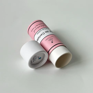 Push LipStick Bálsamo labial Cosmético orgánico Ecológico Tubo de papel biodegradable Tamaño personalizado Desodorante Tubo con embalaje - Product Image 3