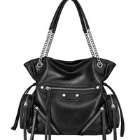 Sac fourre-tout multi-poches Niche Rivet, nouveau style 2026, simplicité urbaine, sac à bandoulière pour femme, grande capacité, fermeture éclair, polyester