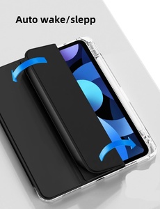 พร้อมช่องใส่ปากกาเคสแท็บเล็ตหนังสำหรับ iPad A16 MINI AIR 4 PRO 13 10th รุ่น11TH ฝาครอบป้องกันตื่น/นอนอัตโนมัติ - Product Image 5