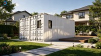 Villa Conteneur Skyacross Entièrement Équipée, Respirante, Moderne et Pliable – Prête à Habiter – Mini Maison Modulaire Préfabriquée