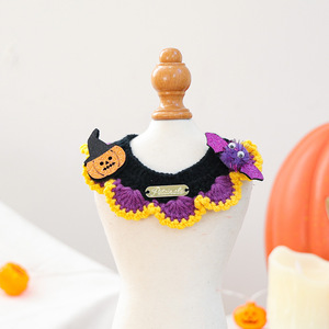 Chiens de compagnie, chats, petits chiens, chiots, costumes sur le thème d'Halloween pour l'extérieur, écharpes en laine à étiquette dorée et accessoires - Product Image 5