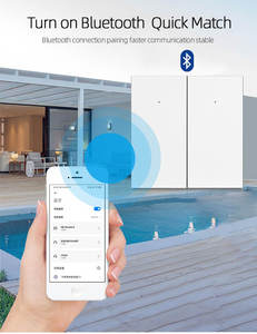 MT-SW-10812026 Matter Interrupteurs muraux intelligents Wi-Fi modernes EU, interrupteurs sans fil à télécommande pour éclairage LED, usage général - Product Image 6