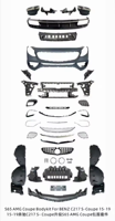 Kit carrosserie complet pour C217 S Coupé, mise à niveau au style S65 AMG, pare-chocs avant et arrière avec crochet de remorquage et clips de fixation