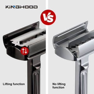 Rasoio da barba con Logo personalizzato classico coltello a farfalla aperto a doppio bordo rasoio di sicurezza da uomo in metallo - Product Image 1