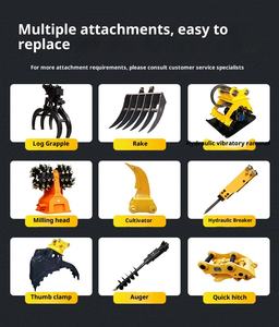 Mini Excavator Berkinerja Tinggi Desain Ringkas Mesin EPA Trek Karet untuk Pekerjaan Penggalian Pertanian dan Lanskap - Product Image 3