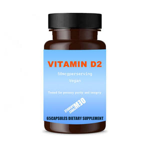 Cápsulas Veganas de Vitamina D2 2000 UI OEM/ODM, Apoya la Salud de los Huesos y el Sistema Inmunitario - Product Image 1