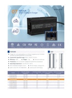 Chargeur rapide intelligent LiFePO4 OTP personnalisé 24V-72V avec boîtier en aluminium pour voiture électrique, vélo électrique, moto, scooter, voiturette de golf