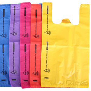 2022 New Arrive Free Sample Factory Manufacture Biodegradable T Shirt Plastic Shopping Bag