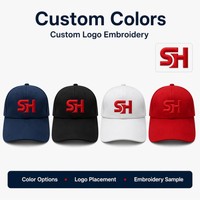Casquette de baseball unisexe 6 panneaux en PVC style coréen, avec logo brodé personnalisé, lettrage, boucle métallique réglable, idéale pour le team building