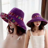 TXL313-gorro de playa transpirable para mujer, gorro de viaje, 5 colores, gorra deportiva, doble cara, de pescador