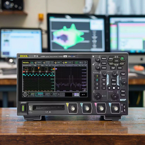 Oscilloscope numérique Rigol DHO914 4 canaux, bande passante 125 MHz, 1,25 GSa/s, 12 bits, fonctionnalités d'analyse de signal avancées - Product Image 6