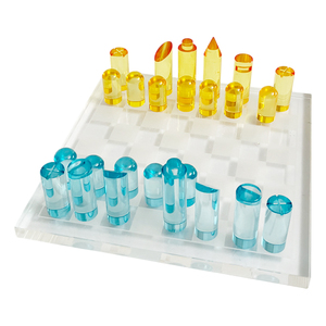 Tùy chỉnh Acrylic cờ vua và thẻ được thực hiện tại Trung Quốc Acrylic cờ vua và thẻ trò chơi ngoài trời quốc tế bàn cờ trò chơi - Product Image 4