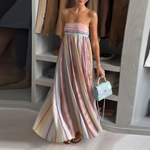 pastel color beach dress Golden Hour Goddess Flowy Maxi Sundress | Cutout Maxi Dress | Backless Flowy Maxi