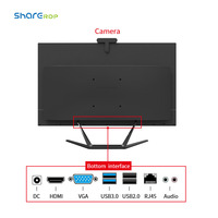 Sharerdp Ultra-thin Intel Core I3 7th 8th Gen 7100U 8145U 23.8 Inch Cheap Digital Signage Desktop Computer All in One Monitor PC