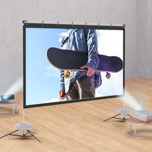 Vente chaude Home cinéma écran pliable manuel trépied électrique <span class=keywords><strong>choix</strong></span> multiples 60 à 120 pouces écran <span class=keywords><strong>de</strong></span> <span class=keywords><strong>Projection</strong></span> portable Mobile - Product Image 4